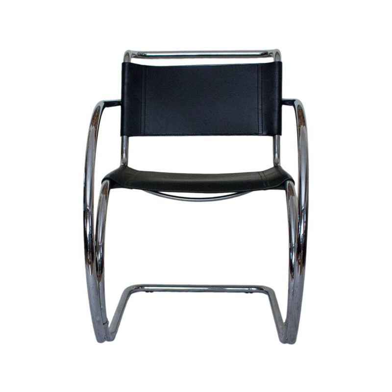 Ensemble de 4 fauteuils MR de Ludwig Mies van der Rohe - 1990