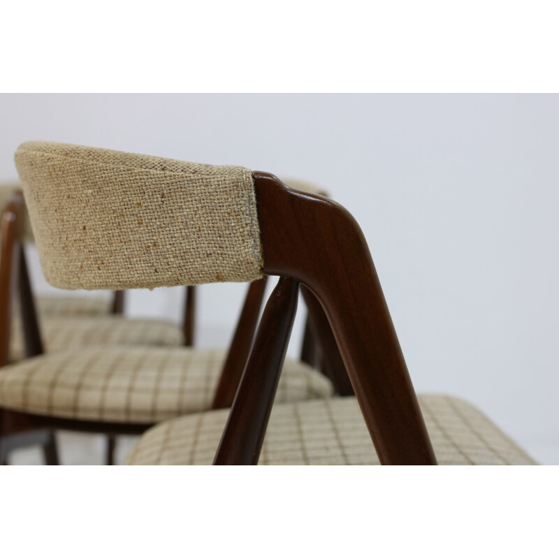 Set of 4 chairs in teak by Th. Harlev for Farstrup Møbler - 1950s