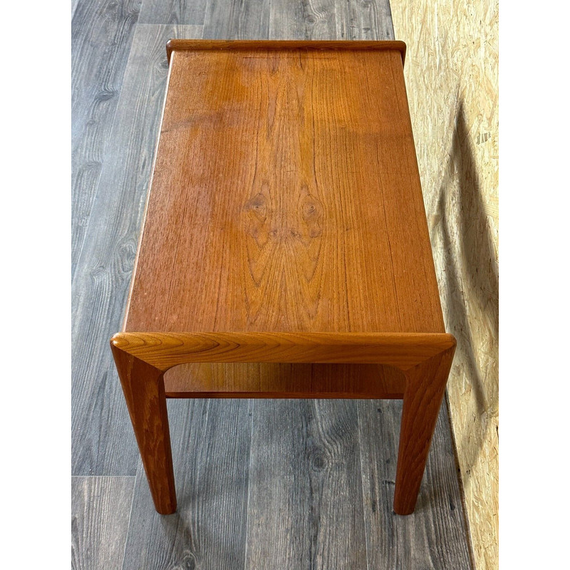 Vintage teak side table with drawer by Arne Wahl Iversen, Denmark 1960-1970s