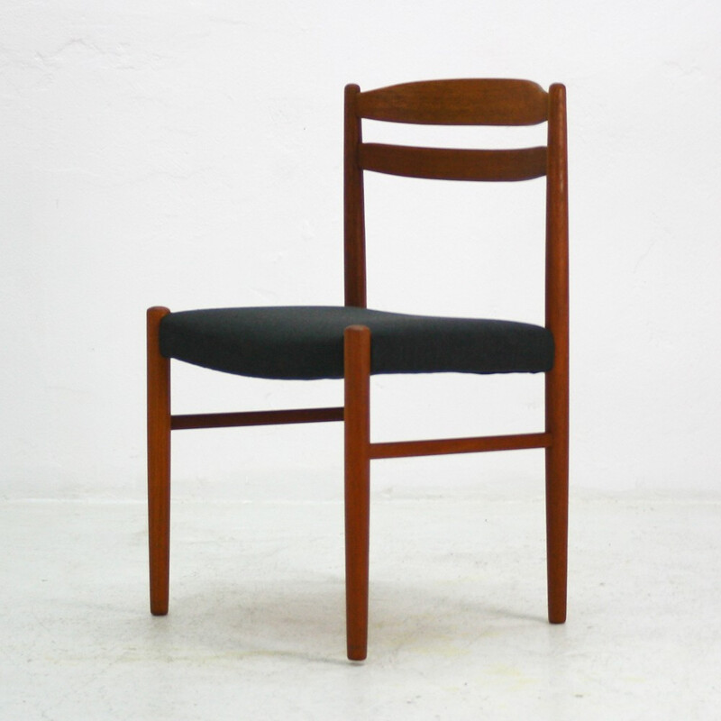 Set of 6 dining chairs in teak by Carl Ekström for Johansson & Söner - 1960s