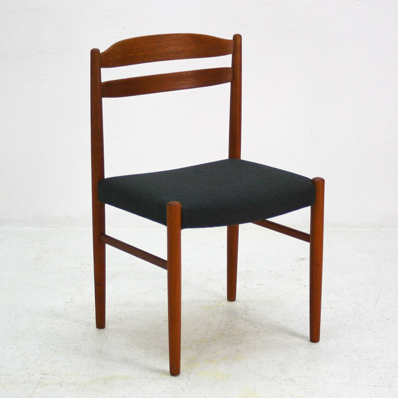 Set of 6 dining chairs in teak by Carl Ekström for Johansson & Söner - 1960s