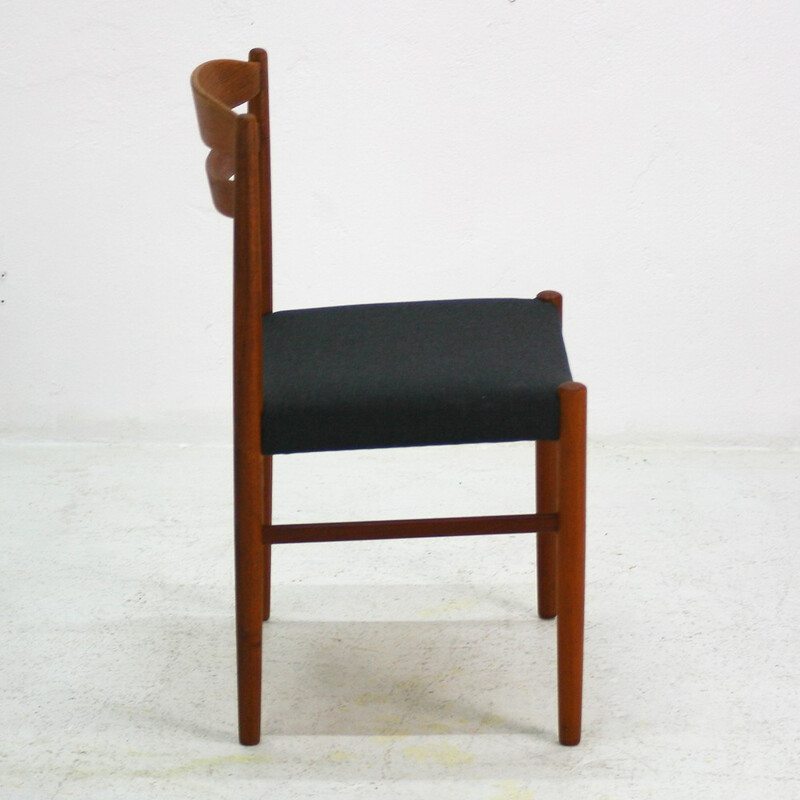 Set of 6 dining chairs in teak by Carl Ekström for Johansson & Söner - 1960s