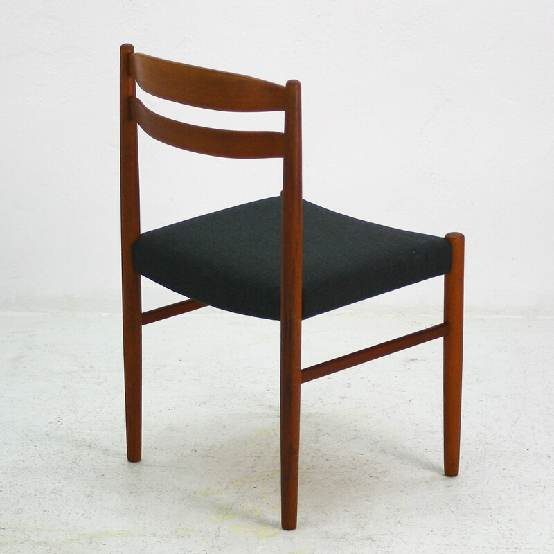 Set of 6 dining chairs in teak by Carl Ekström for Johansson & Söner - 1960s