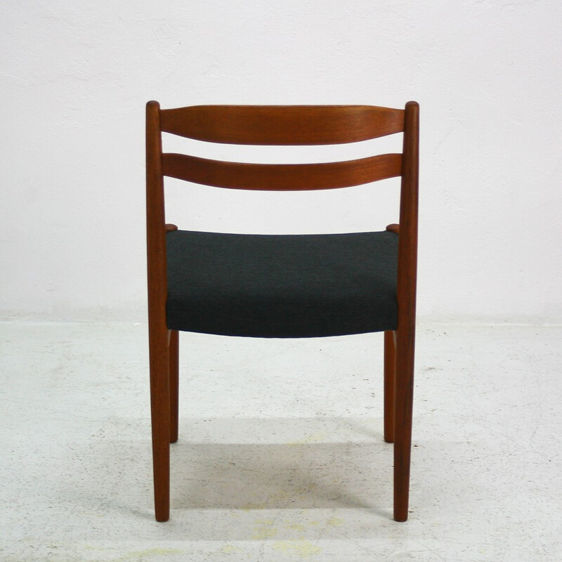 Set of 6 dining chairs in teak by Carl Ekström for Johansson & Söner - 1960s