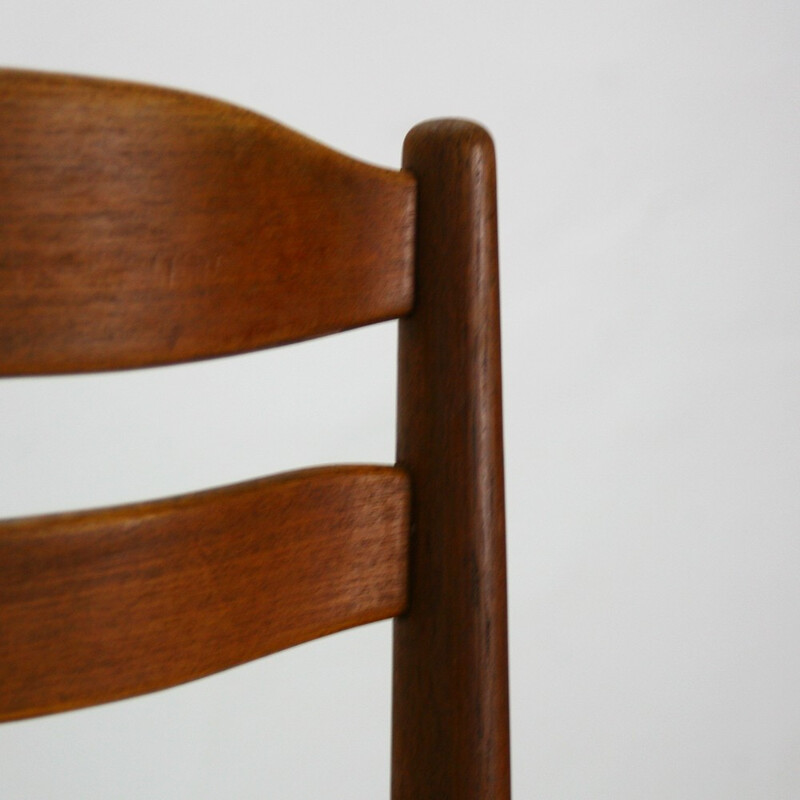 Set of 6 dining chairs in teak by Carl Ekström for Johansson & Söner - 1960s