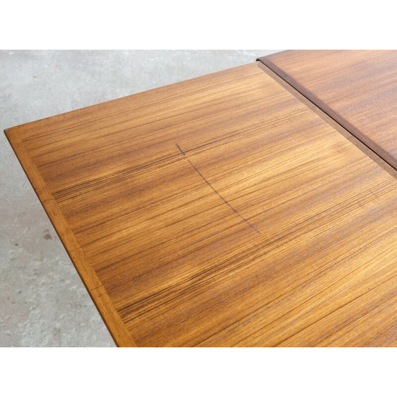 Danish extendable dining table in teak - 1960s