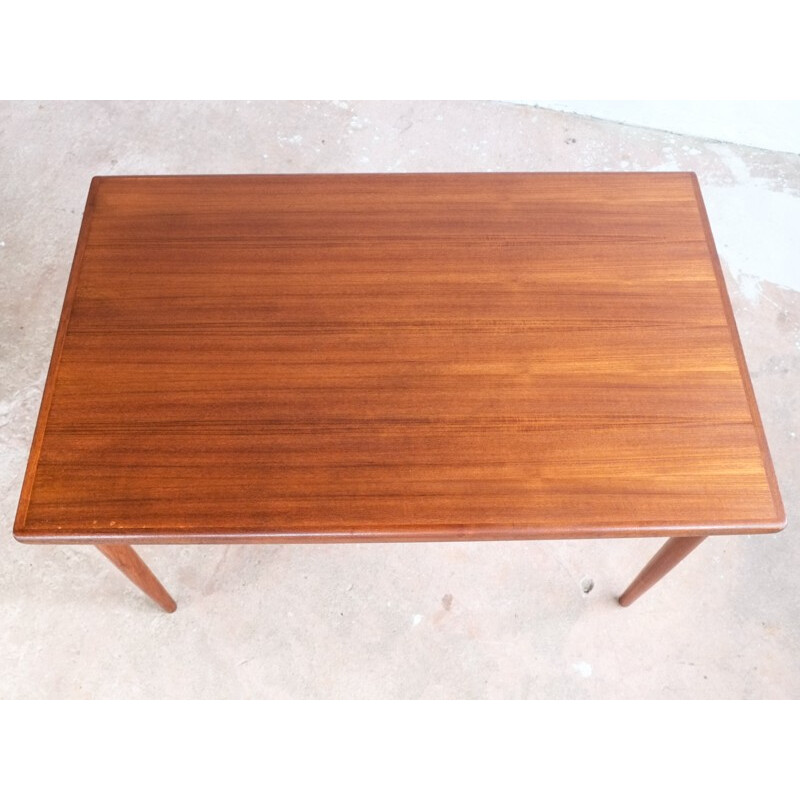 Danish extendable dining table in teak - 1960s