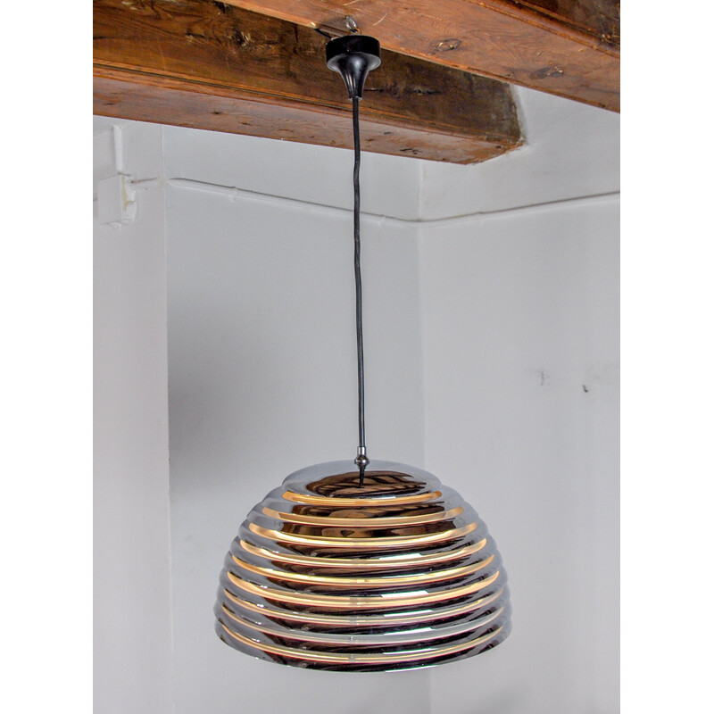 Vintage saturno pendant lamp by Kazuo Motozawa for staff Leuchten, Germany 1960