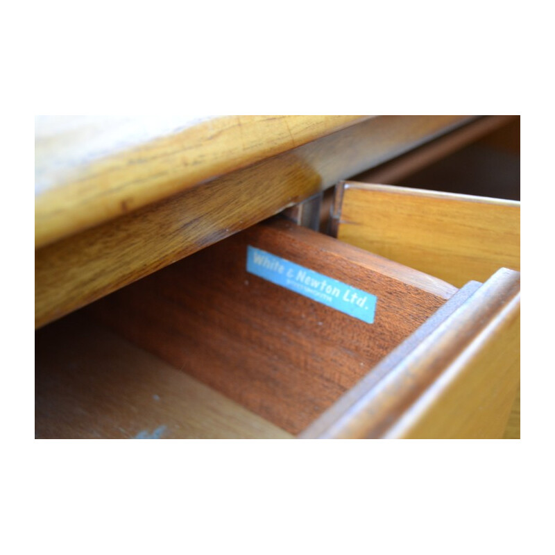 Vintage sideboard in teak with 3 drawers - 1960s