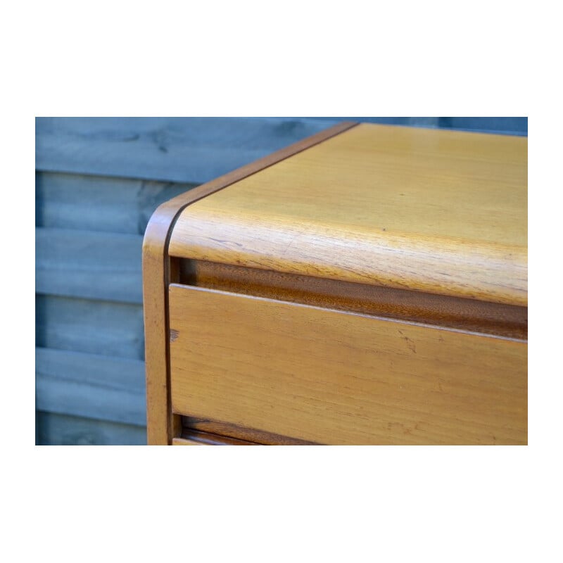 Vintage sideboard in teak with 3 drawers - 1960s