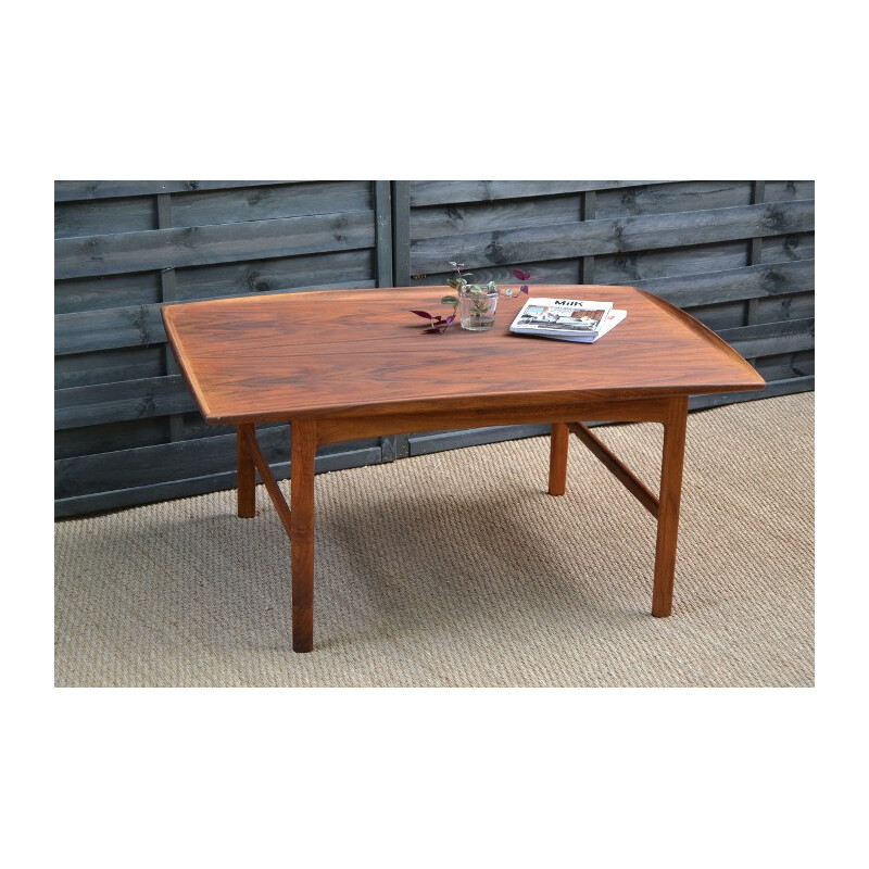Large teak coffee table by Folke Ohlsson for Bra Bohag Modell Frisco - 1960s