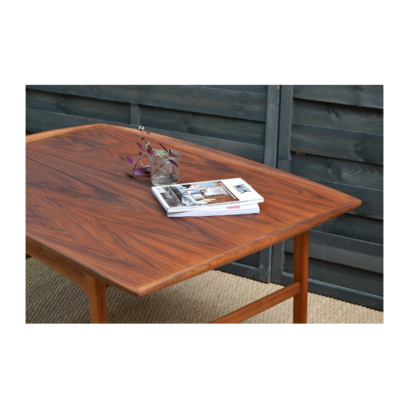 Large teak coffee table by Folke Ohlsson for Bra Bohag Modell Frisco - 1960s