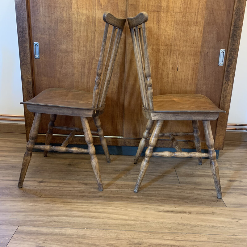 Pair of vintage Tacoma chairs by Baumann