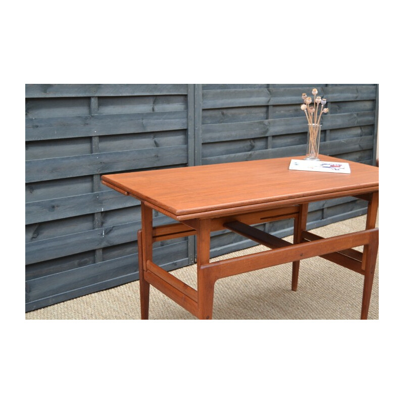 Table à repas Elevateur de Kai KRISTIANSEN pour Vildbjerg Mobelfabrik- 1960