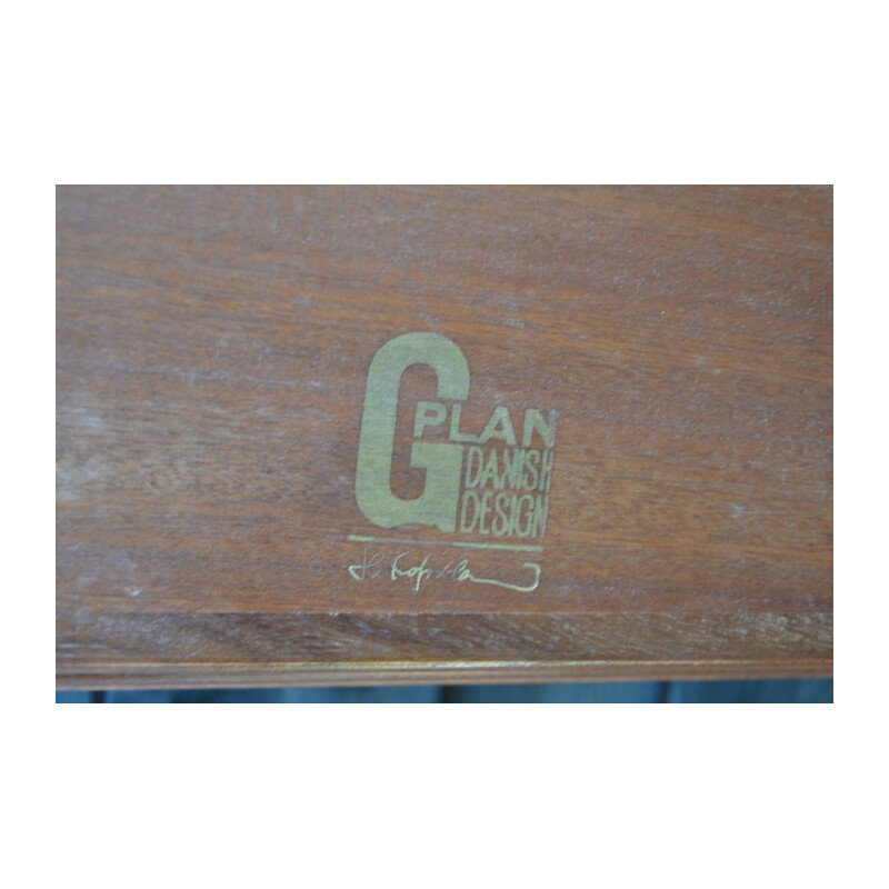 Table à rallonges en bois par Kofod Larsen édition G-Plan - 1960