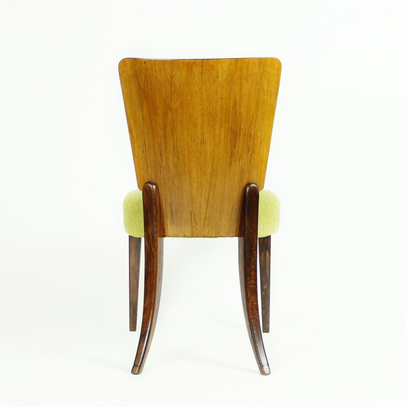 Set of 4 H214 chairs by Jindřich Halabala for UP Závody - 1940s