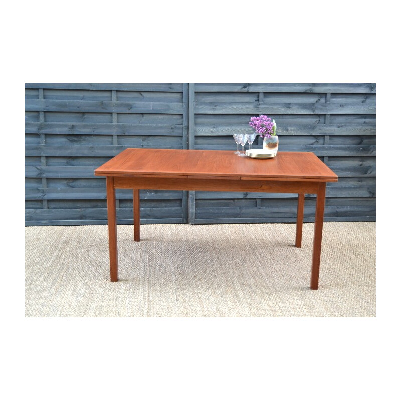 XXL Danish extendable table - 1960s