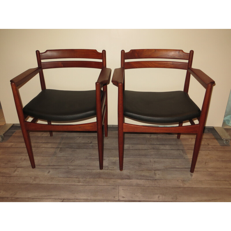 Pair of Danish armchairs by Poul Volther - 1960s