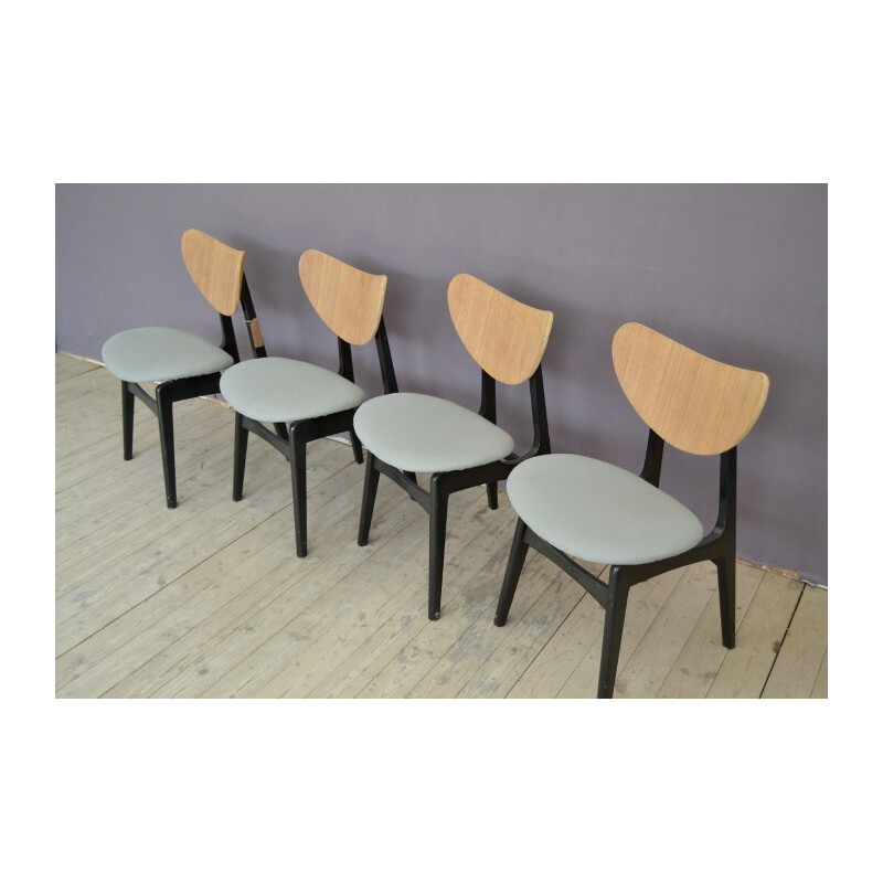 Set of 4 Butterfly chairs by G Plan - 1950s