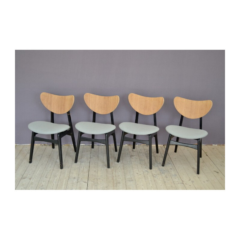 Set of 4 Butterfly chairs by G Plan - 1950s