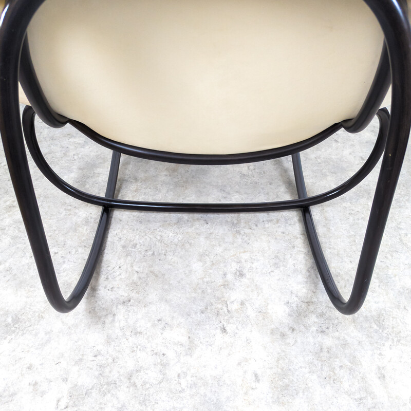 Vintage "Wave" rocking chair by Michal Riabic for Ton