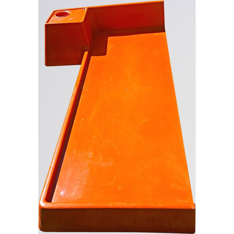 Orange daybed, Marc HELD - 1970s