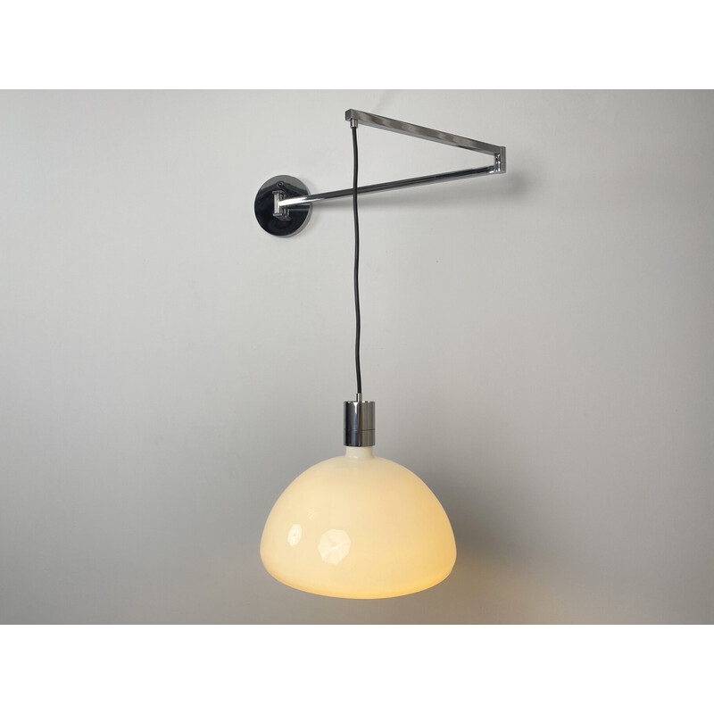 Vintage wall lamp with swivel arm by Franco Albini, Franca Helg and Antonio Piva for Sirrah, Italy 1960s