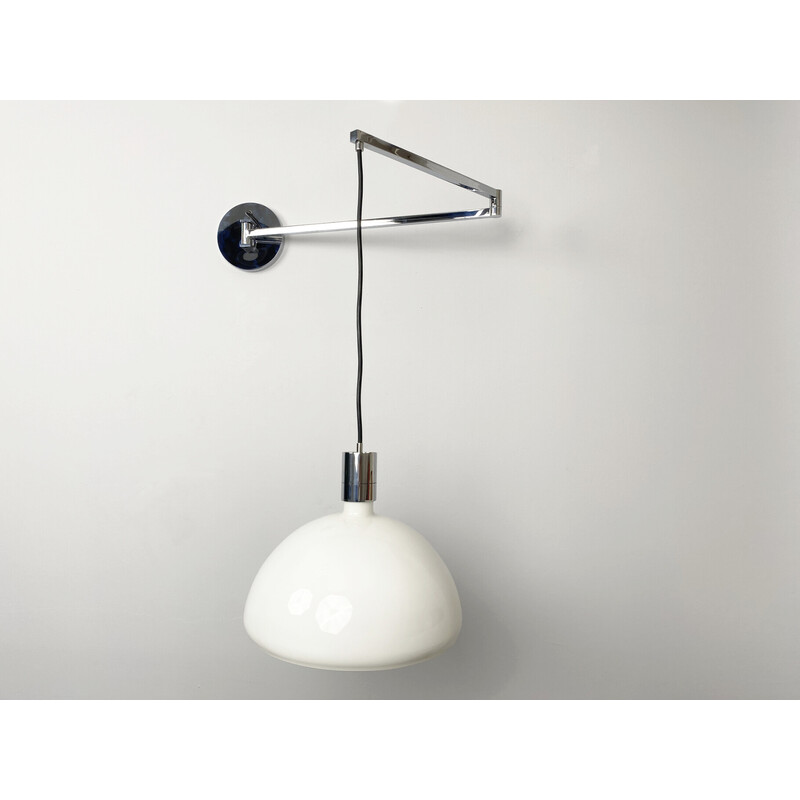Vintage wall lamp with swivel arm by Franco Albini, Franca Helg and Antonio Piva for Sirrah, Italy 1960s