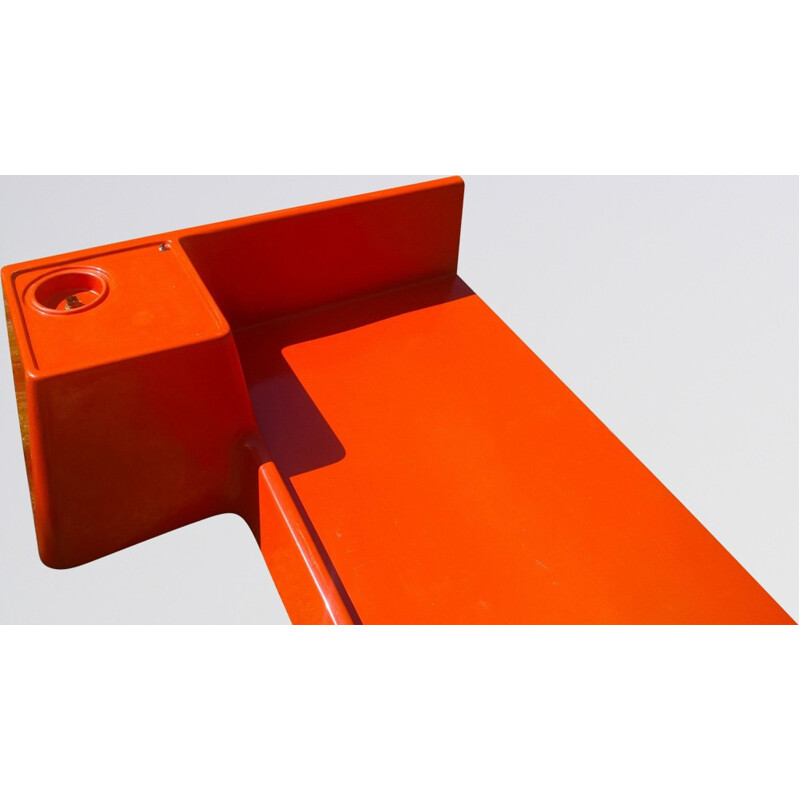 Orange daybed, Marc HELD - 1970s