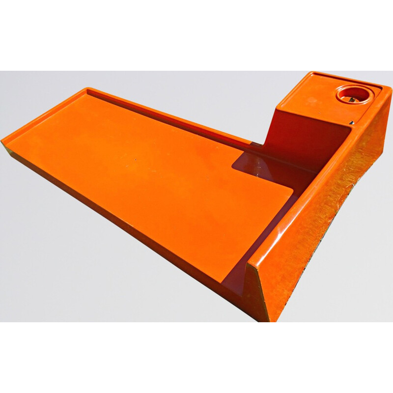 Orange daybed, Marc HELD - 1970s