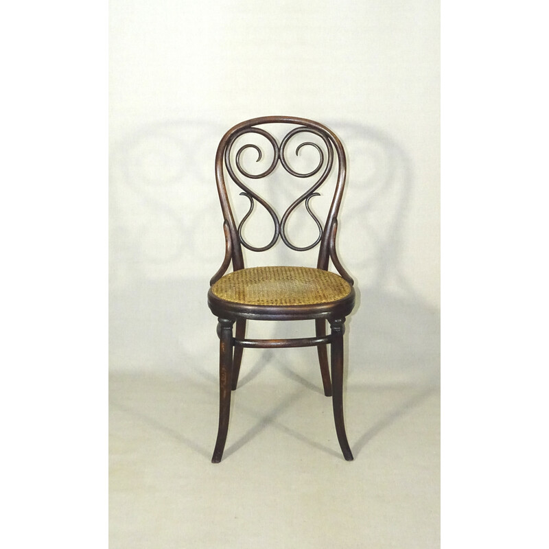 regio Polijsten Vernederen Thonet N°4 "Café Daum" vintage stoel, 1882