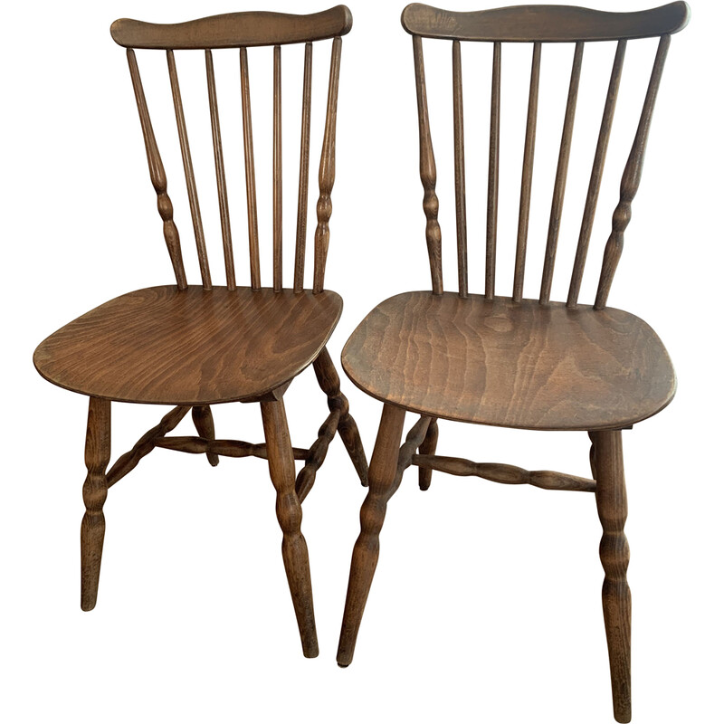 Pair of vintage Tacoma chairs by Baumann