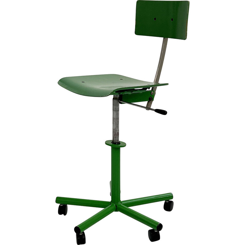 chaise de bureau vintage - verte