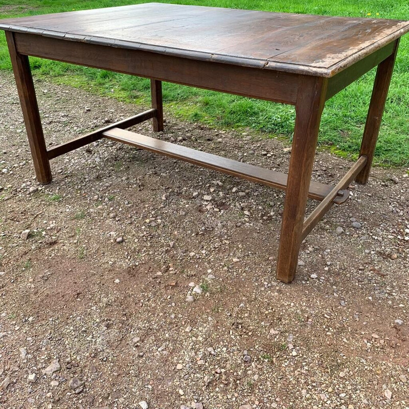 Table de ferme vintage en bois