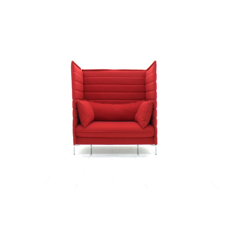 High Back Loveseat Lounge Chair by Ronan and Erwan Bouroullec Alcove, Vitra - 2000s