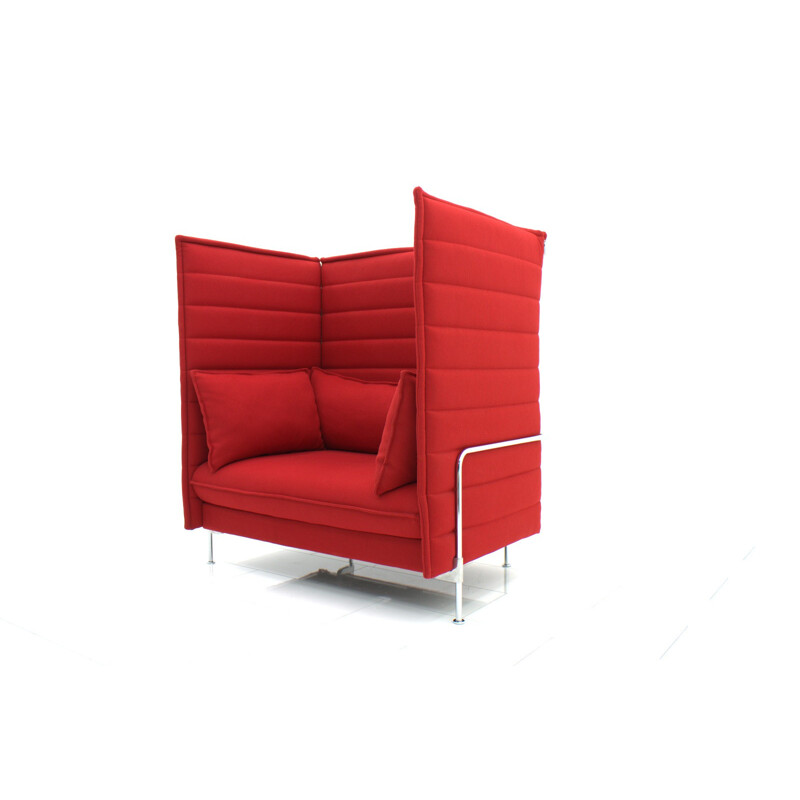 High Back Loveseat Lounge Chair by Ronan and Erwan Bouroullec Alcove, Vitra - 2000s