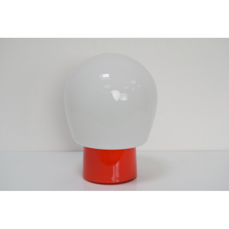 Mid-century all glass table lamp by Stepan Tabera, Czechoslovakia 1970s