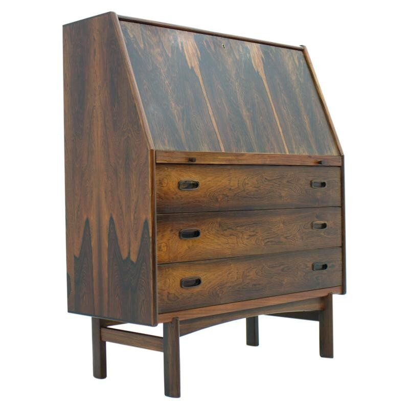 Rosewood secretary by Nils Jonsson, HJN Mobler, Denmark - 1960s