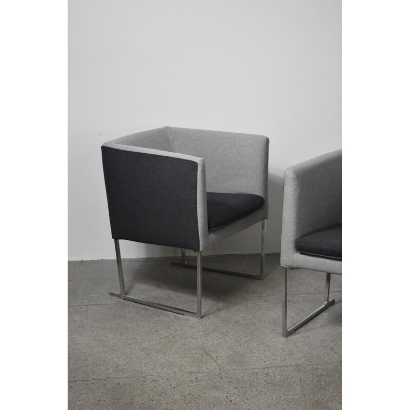 Pair of vintage amchairs model Solo by Antonio Citterio for B and B Italia