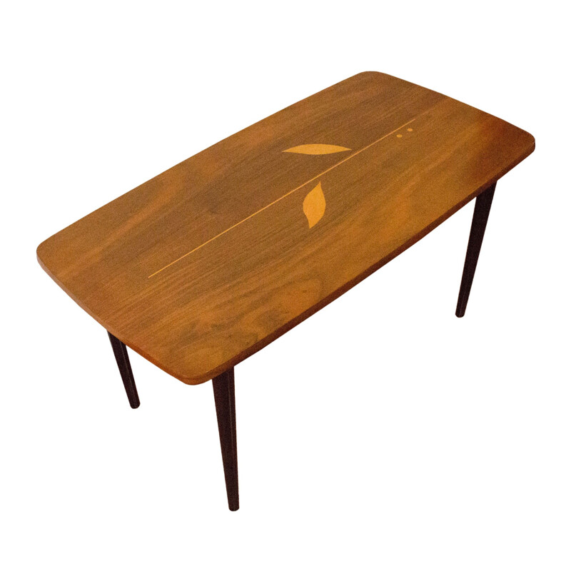 Coffee table with leaf shape top - 1960s