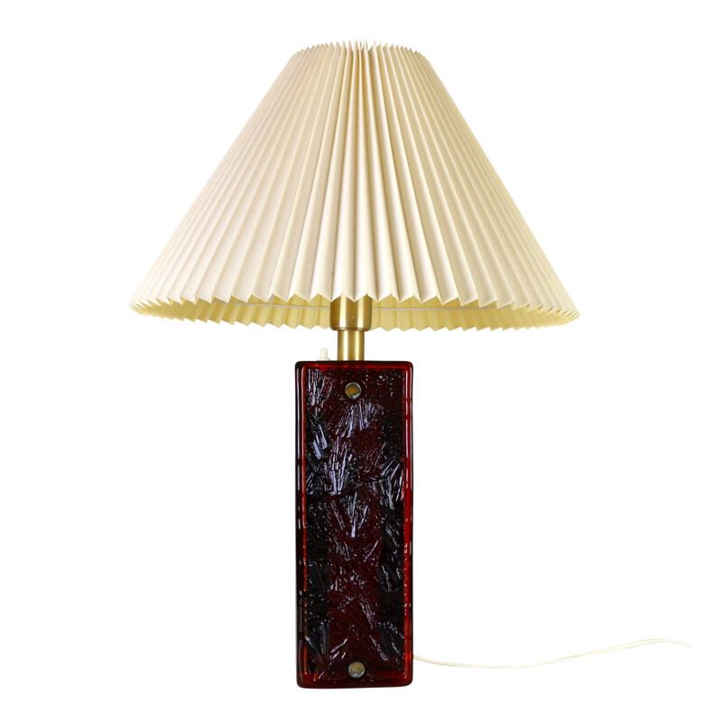 Quality dual light table lamp produced by Nafa - 1960s