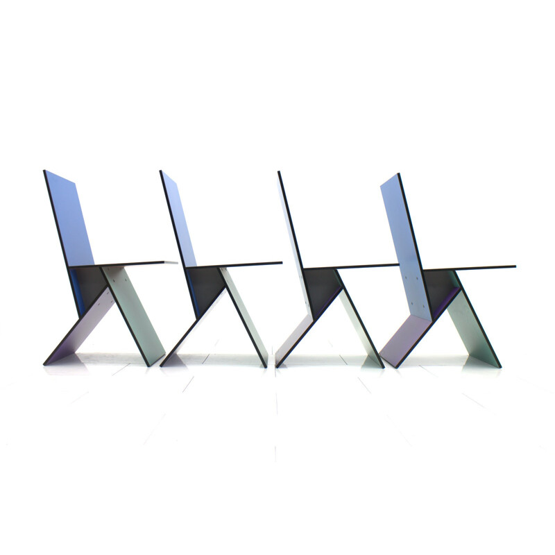 Set of 4 Vilbert Chairs by Verner Panton - 1990s