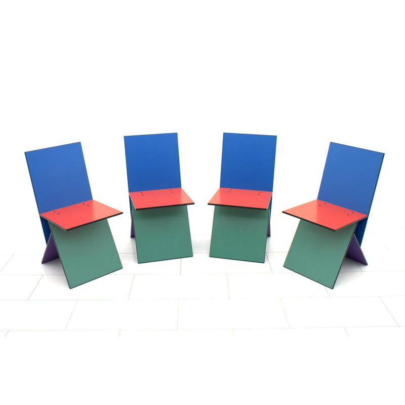 Set of 4 Vilbert Chairs by Verner Panton - 1990s