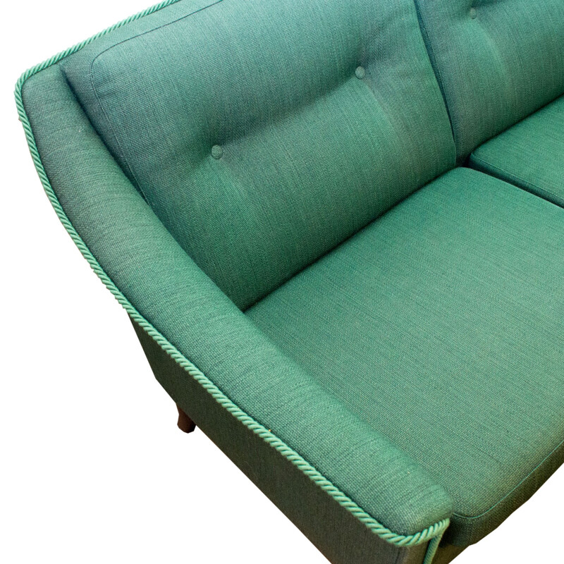 3-seater green sofa designed by Torbjørn Afdal - 1960s