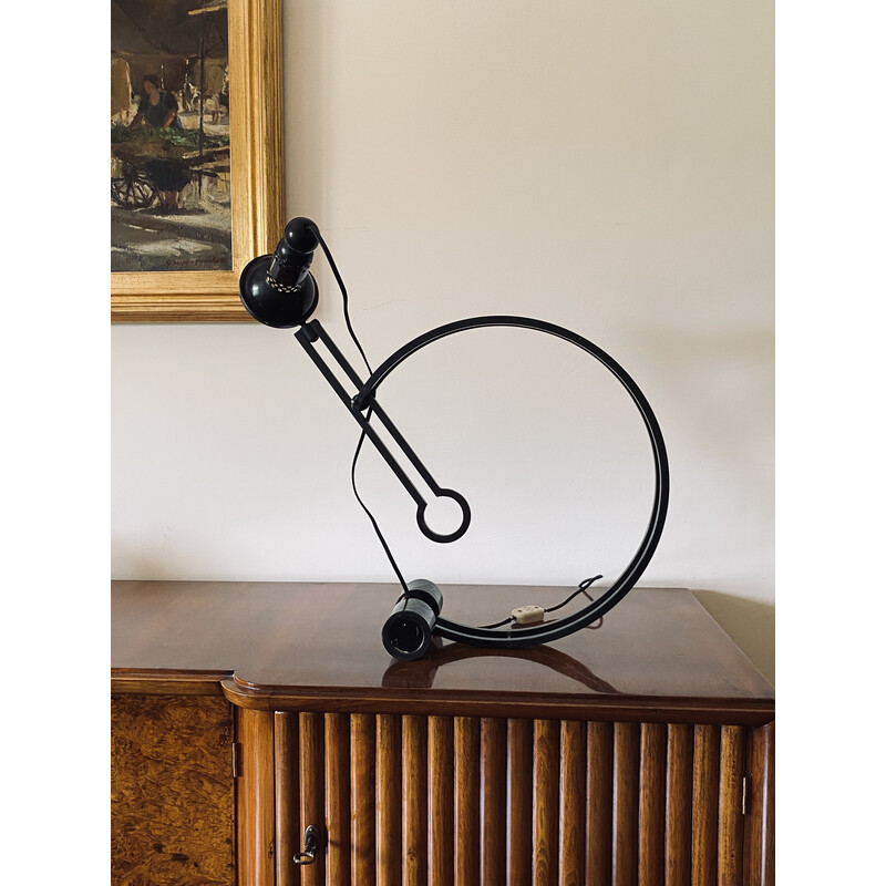 Lámpara de mesa Vintage Pendulum de Charles Martin para Woka, Austria Años 70