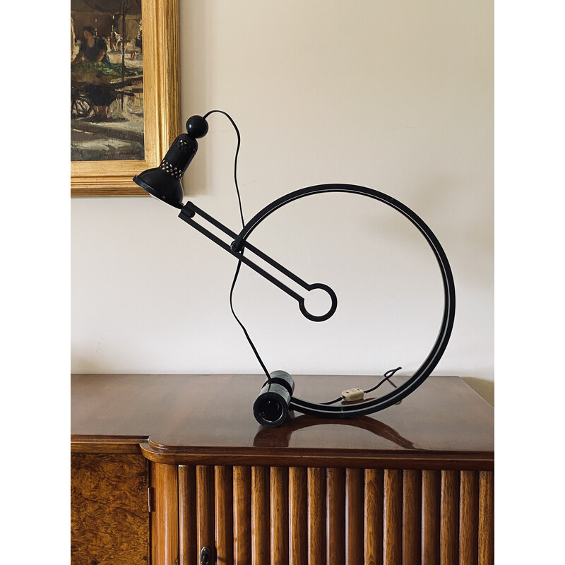 Lámpara de mesa Vintage Pendulum de Charles Martin para Woka, Austria Años 70