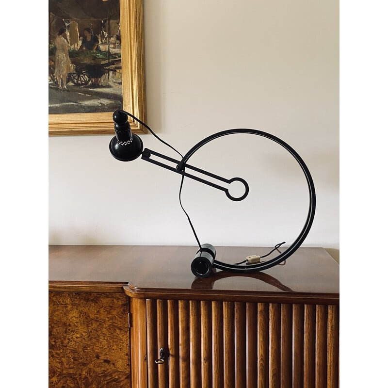 Vintage Pendulum table lamp by Charles Martin for Woka, Austria 1970s