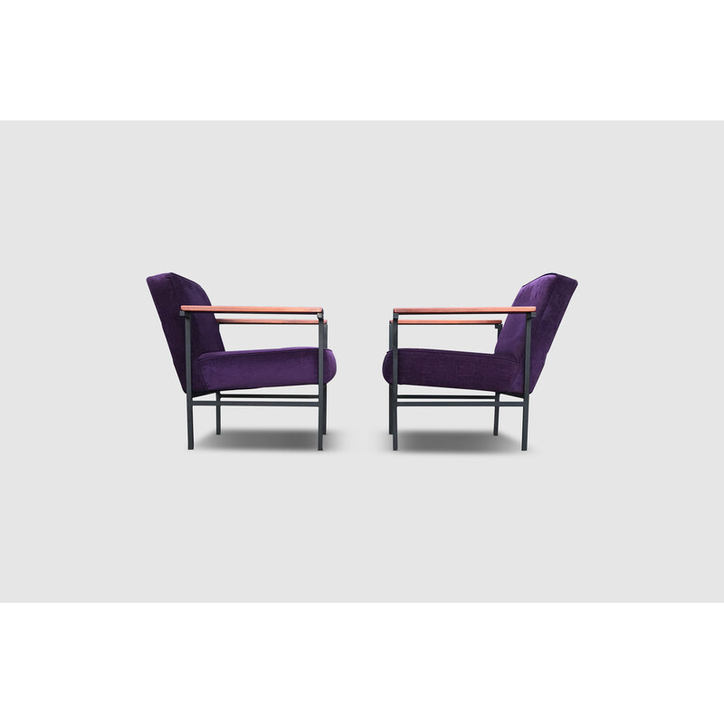 Pair of vintage M2-44 armchairs by Wim den Boon, Netherlands 1958