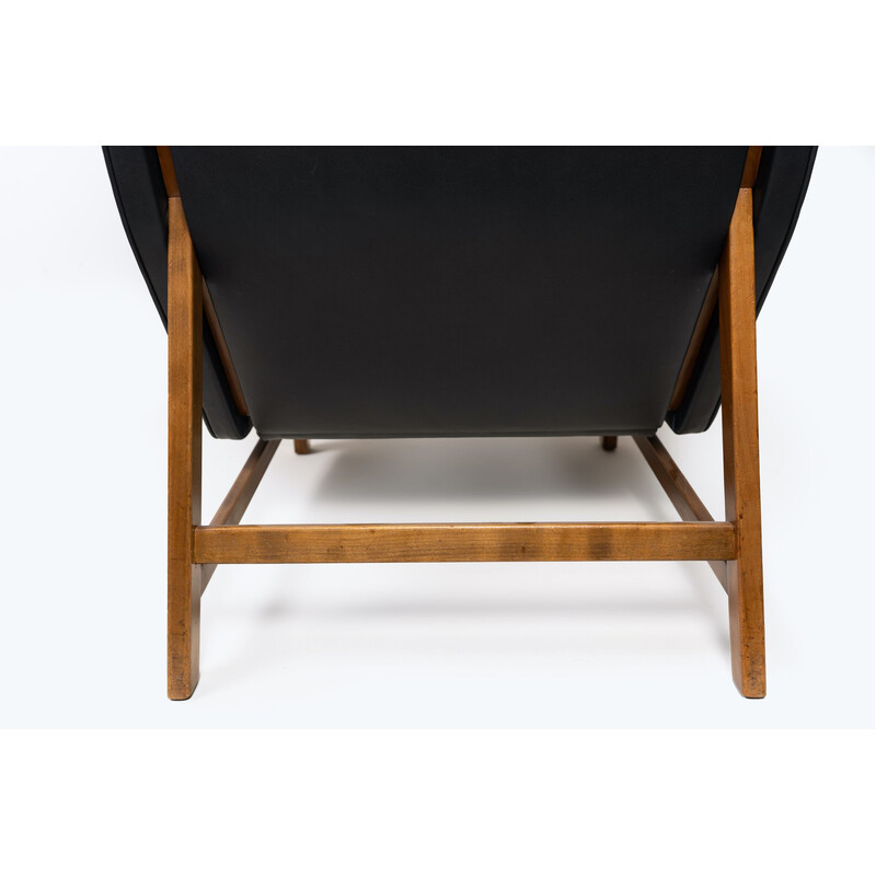 Vintage Wingback 877 fauteuil van Gianfranco Frattini voor Cassina, 1959