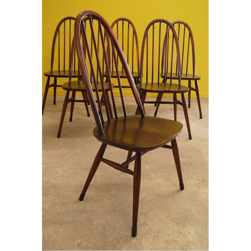 Set of 6 dining chairs by Lucian Ercolani - 1960s